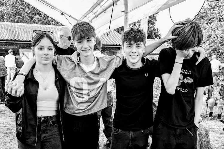 Ashen band members together